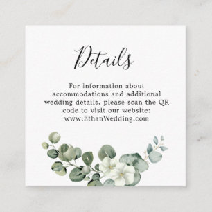 Eukalyptus Rustic Greenerity Wedding Begleitkarte