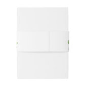 Eukalyptus Rustic Greenerity Wedding Einladungsbanderole (Rückseitenbeispiel)