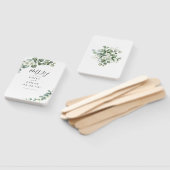 Eukalyptus Rustic Greenerity Wedding Fächer (Non-assembled)