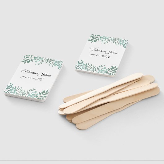 Eukalyptus Rustic Greenerity Wedding Fächer (Non-assembled)