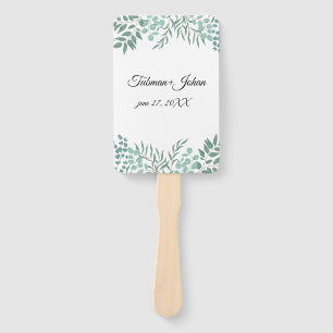 Eukalyptus Rustic Greenerity Wedding Fächer