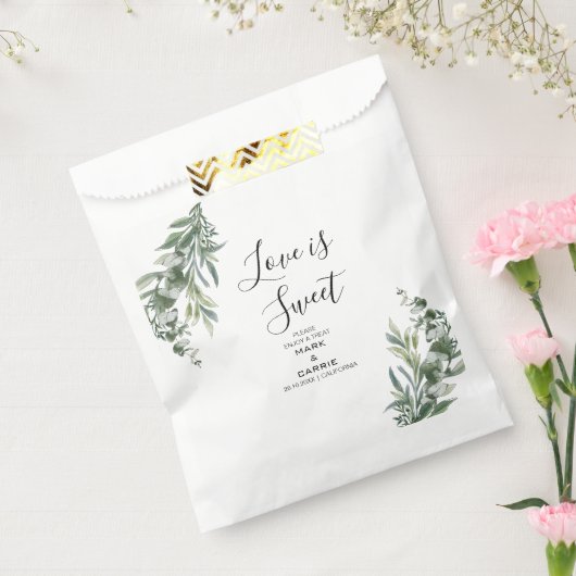 Eukalyptus Rustic Greenerity Wedding Geschenktütchen (Versiegelt)