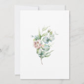 Eukalyptus Rustic Greenerity Wedding Save The Date (Rückseite)