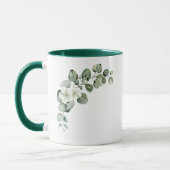 Eukalyptus Rustic Greenerity Wedding Tasse (Links)