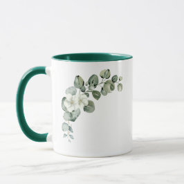 Eukalyptus Rustic Greenerity Wedding Tasse