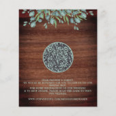 Eukalyptus Rustic QR Code Wedite
