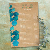 Eukalyptus Rustic Salon Service Menu Flyer