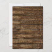 Eukalyptus Rustic Wedding Einladungen (Rückseite)