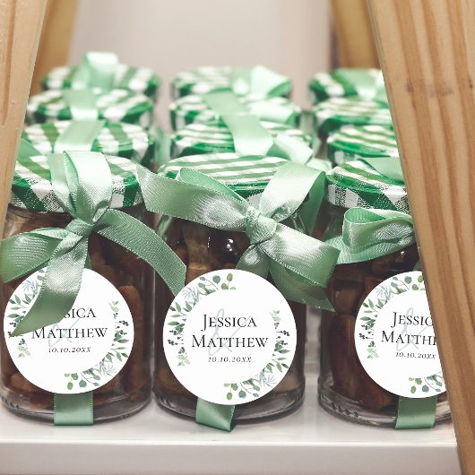 Eukalyptus Rustic Wedding Stickers