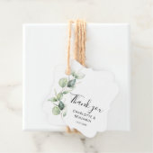 Eukalyptus Rustic Wedding Vielen Dank Geschenkanhänger (Beispiel)