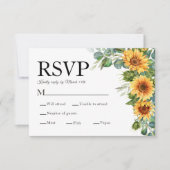 Eukalyptus Rustic Wood QR Code RSVP Card Karte (Vorderseite)
