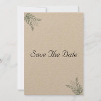 Eukalyptus Rusticus Ökologisch Kraft Save the Date
