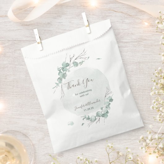 Eukalyptus rustikal geschenktütchen (Ausgeschnitten)