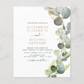 Eukalyptus Rustikale Hochzeit (Vorderseite)