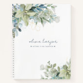 Eukalyptus Sage Blue Letters to Daughter Journal Notizblock (Vorderseite)