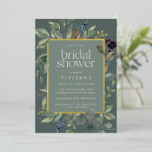 Eukalyptus & Sage Brautparty Einladung (Stehend vorne)