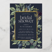 Eukalyptus & Sage Brautparty Folieneinladung (Vorderseite)