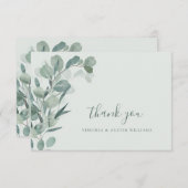 Eukalyptus Sage Dankeskarte (Vorne/Hinten)