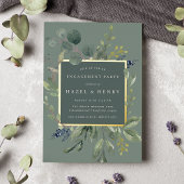 Eukalyptus & Sage Engagement Folieneinladung