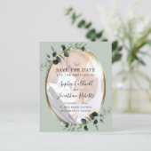 Eukalyptus Sage Foto Hochzeit speichern (Stehend Vorderseite)