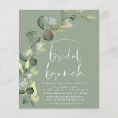 Eukalyptus Sage Green Bridal Brunch (Vorderseite)