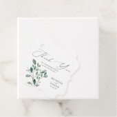 Eukalyptus Sage Green Watercolor Wedding Geschenkanhänger (Beispiel)