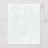 Eukalyptus Sage Green Wedding Einladung (Rückseite)