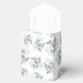 Eukalyptus Sage Green Wedding Geschenkschachtel (Geöffnet)