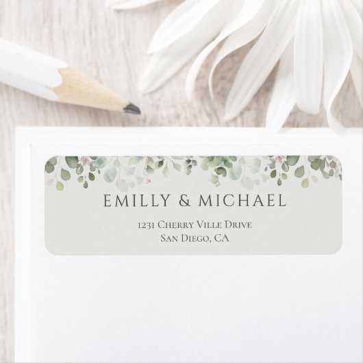 Eukalyptus Sage Green Wedding Return (Insitu)