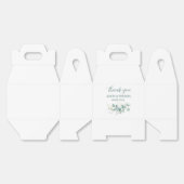 Eukalyptus Sage Green White Botanical Wedding Geschenkschachtel (Ungeklappt)