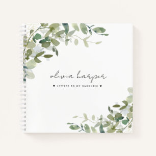 Eukalyptus Sage Ivy Letters to My Daughter Journal Notizblock