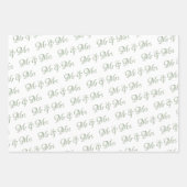 Eukalyptus Salbei Geschenkpapier Set (Vorderseite 3)