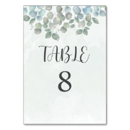 Eukalyptus Salbei Tischnummer
