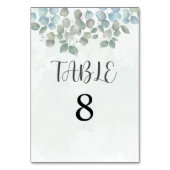 Eukalyptus Salbei Tischnummer (Rückseite)