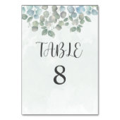 Eukalyptus Salbei Tischnummer (Vorderseite)