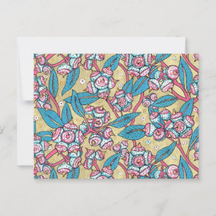 Eukalyptus-Samen Australische Pflanze Botanisches Postkarte