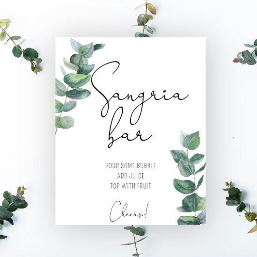 Eukalyptus - Sangria Bar poster