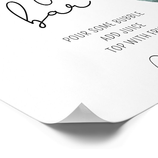 Eukalyptus - Sangria Bar poster (Ecke)