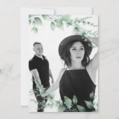 Eukalyptus Save the Date (Rückseite)