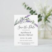 Eukalyptus Save the Date (Stehend Vorderseite)