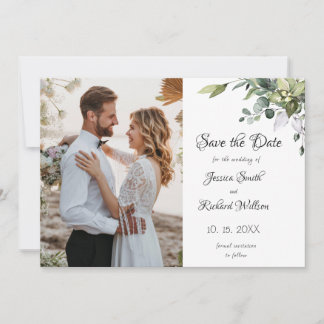 Eukalyptus Save the Date FOTO Einladung
