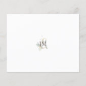 Eukalyptus-Save the Date-Karte (Rückseite)