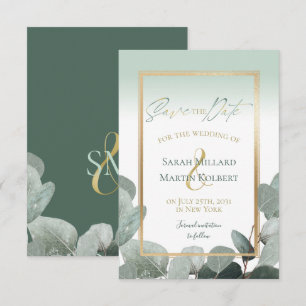 Eukalyptus Save the Date Salbei