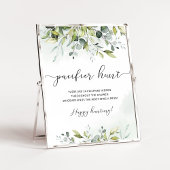 Eukalyptus-Schnuller-Jagd Kinderduschenspiel Poster