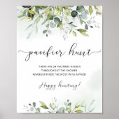 Eukalyptus-Schnuller-Jagd Kinderduschenspiel Poster (Vorne)