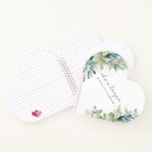 Eukalyptus schreibt in mein Daughter Memory Journa Notizblock (Innenseite)