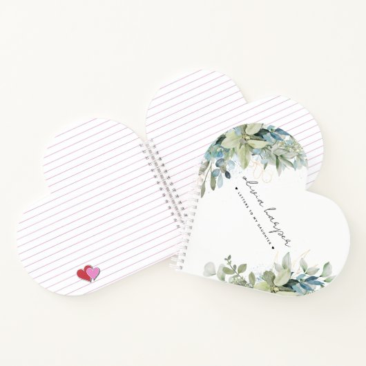 Eukalyptus schreibt in mein Daughter Memory Journa Notizblock (Innenseite)