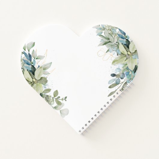 Eukalyptus schreibt in mein Daughter Memory Journa Notizblock (Rückseite)