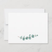 Eukalyptus Schwangerschaft Geschlecht Reveal Baby  (Rückseite)