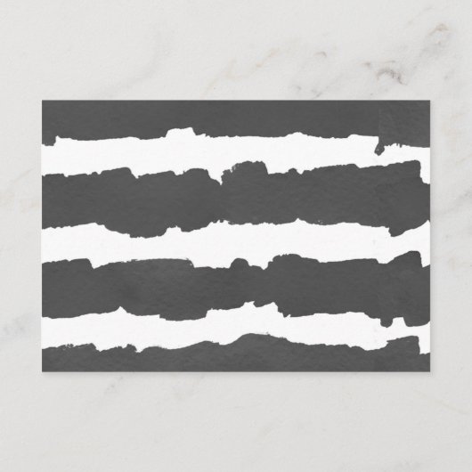 Eukalyptus Schwarz-weißes Babyduschbuch Begleitkarte (Rückseite)